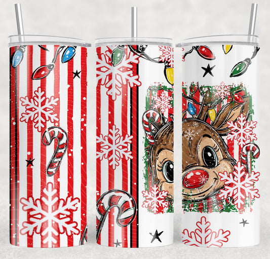 Reindeer Tumbler Wrap