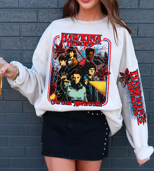 Hawkins Heros DTF Print