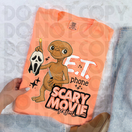 ET Scary Movie Season DTF Prints
