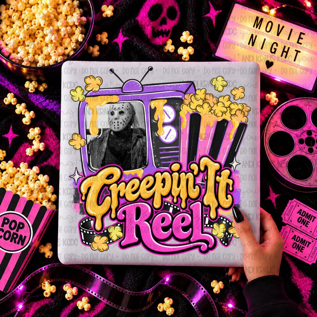 Creepin’ It Reel DTF Print