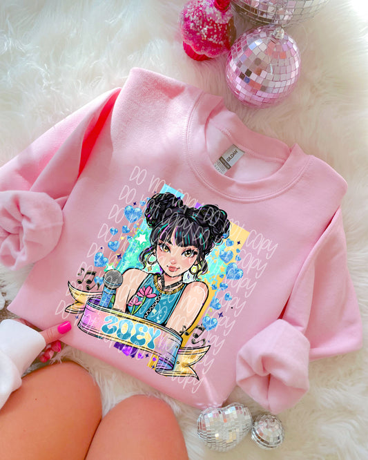 K-pop Zoey DTF Prints