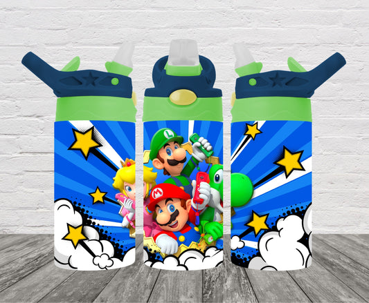 Mario Clouds Kids Tumbler Wrap