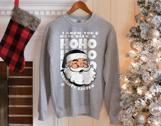 I Know You Have Been A Ho Ho Ho DTF Print