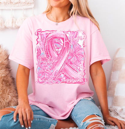 Breast Cancer Fighter Survivor Hope DTF Prints
