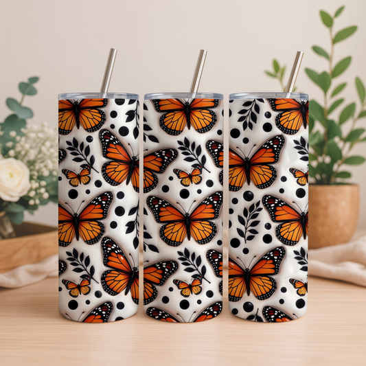 Monarch Butterflies Tumbler Wrap