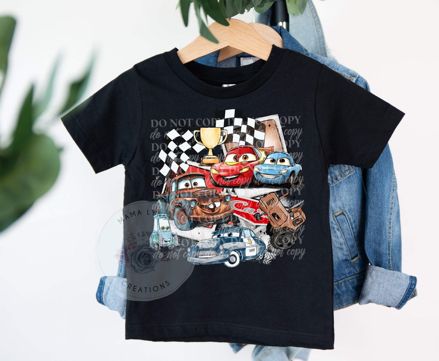 Cars Collage DTF Print