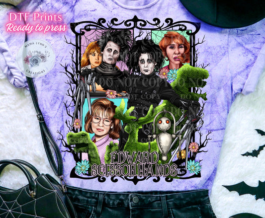 Ed Scissorhands DTF Print