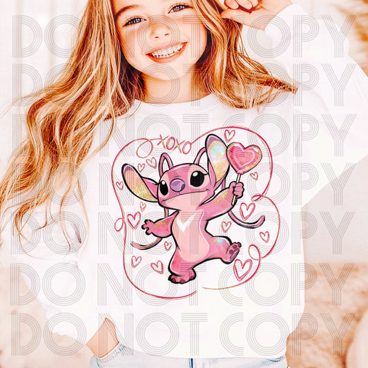 XOXO Angel Valentine DTF Prints