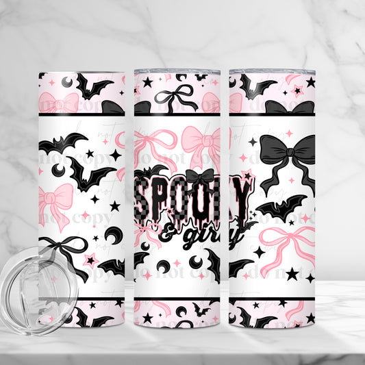 Spooky & Girly Tumbler Wrap