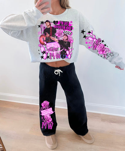 Purple Colors I’m The Problem /Double Sleeve DTF Print