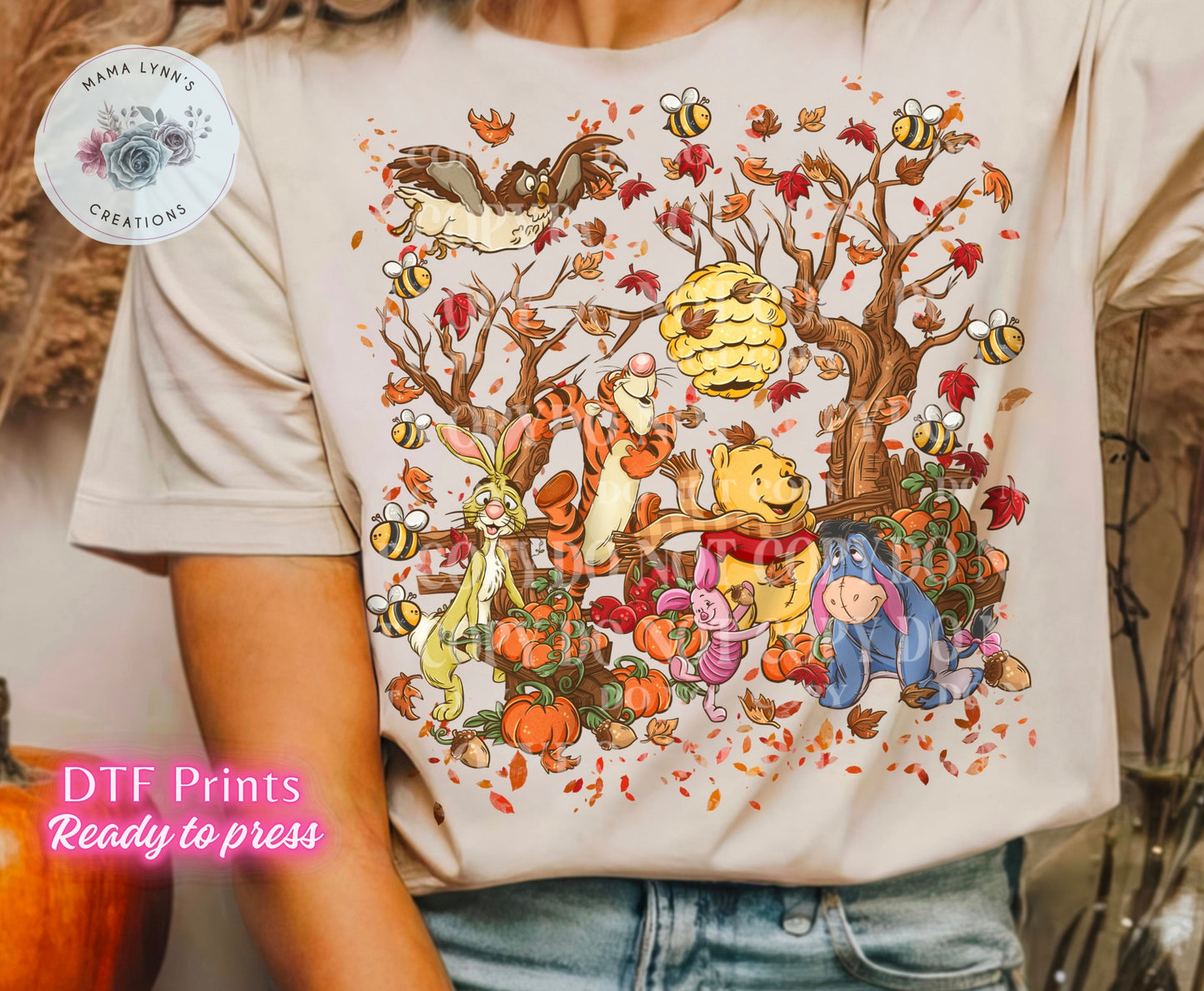 Oh Bother It's Fall DTF Print