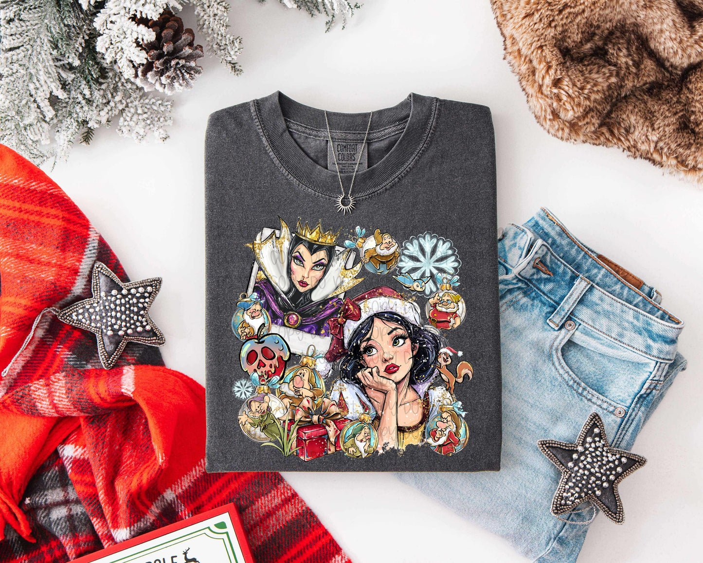 Christmas Princess SW Polaroid DTF Print