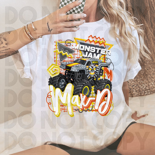 Retro Style MJ Max-D DTF Prints