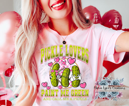 Pickle Lover Valentine Htv Transfer