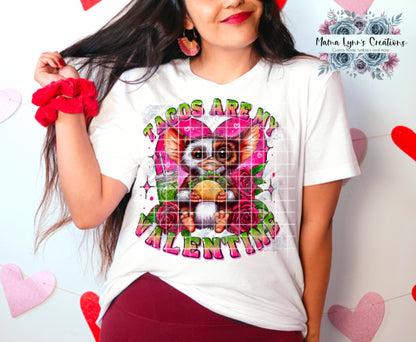 Tacos Are My Valentine DTF Print