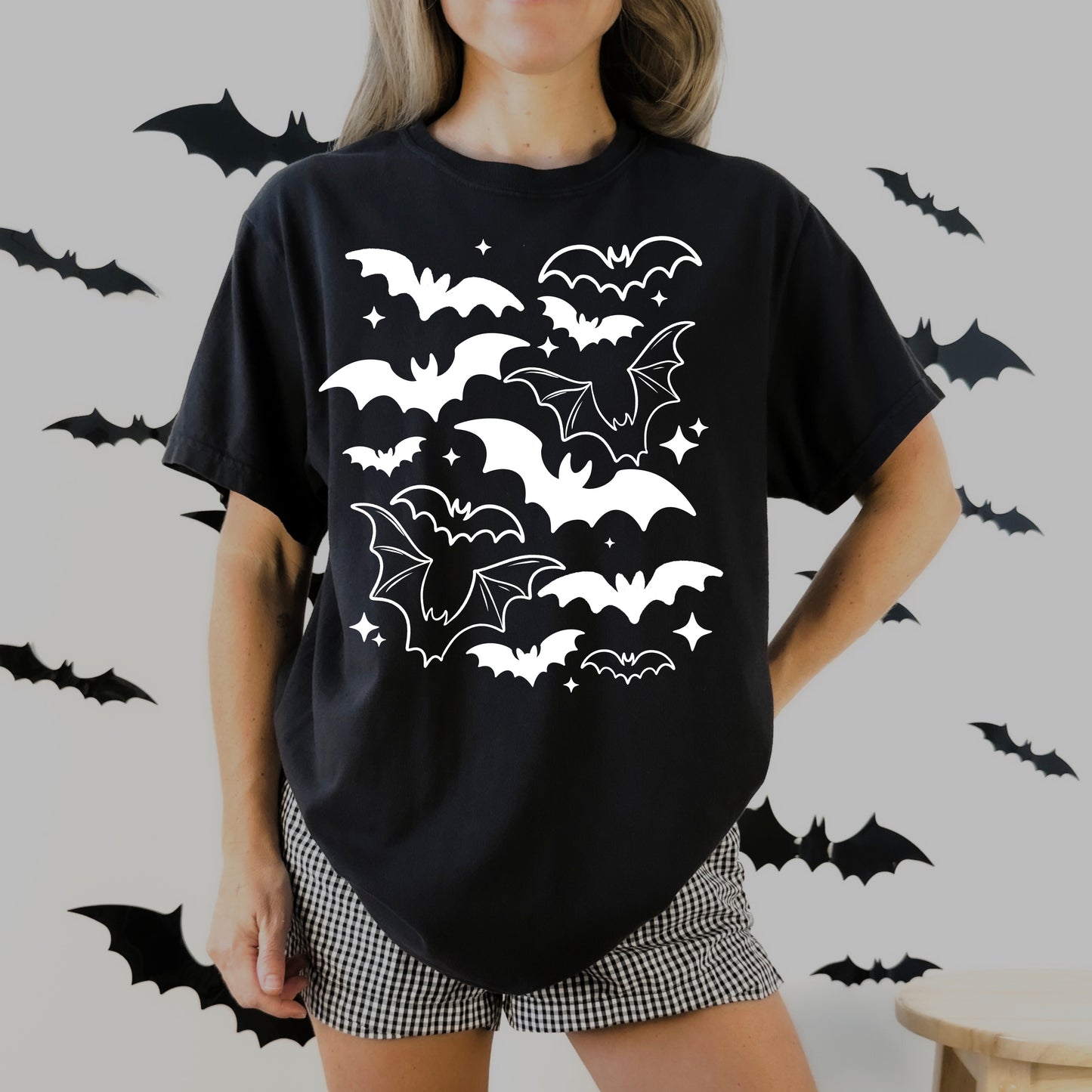 Bats Collage DTF Print