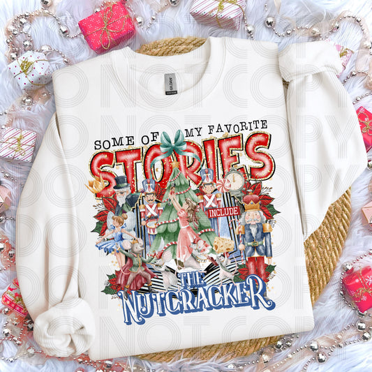 Favorite Stories Include The Nutcracker DTF Prints