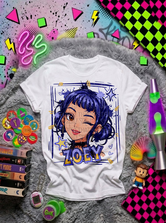 Huntrix Zoey DTF Print