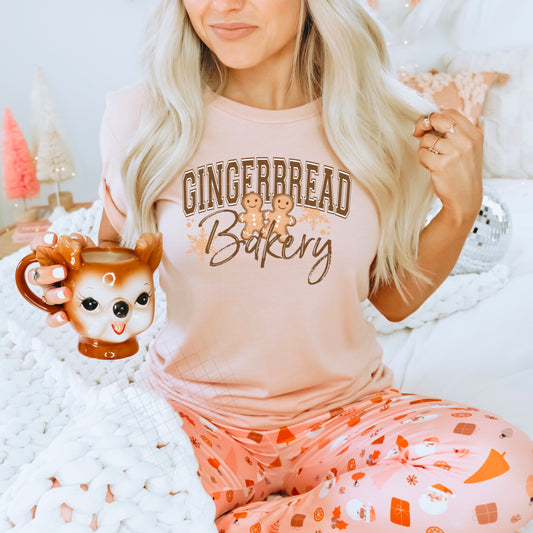 Gingerbread Bakery DTF Prints