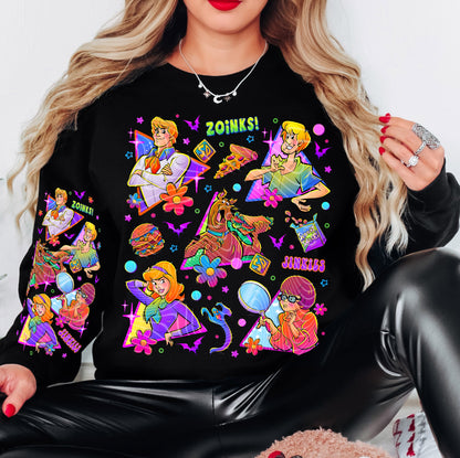 Scooby Triangles DTF Print