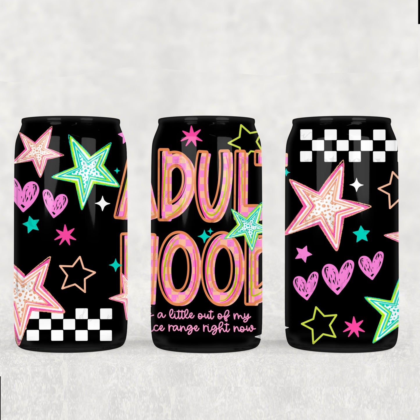 Adulthood Out Of My Price Range 16 oz Glass Wrap
