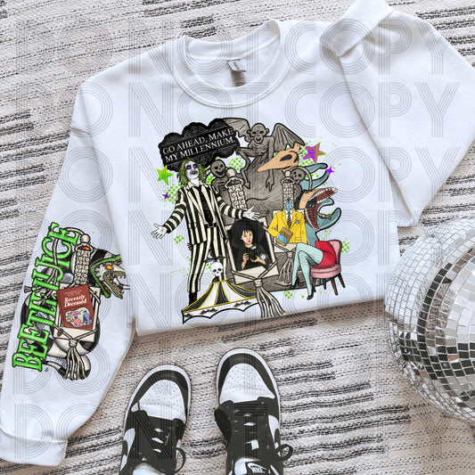 Beetlejuice Macrame DTF Prints