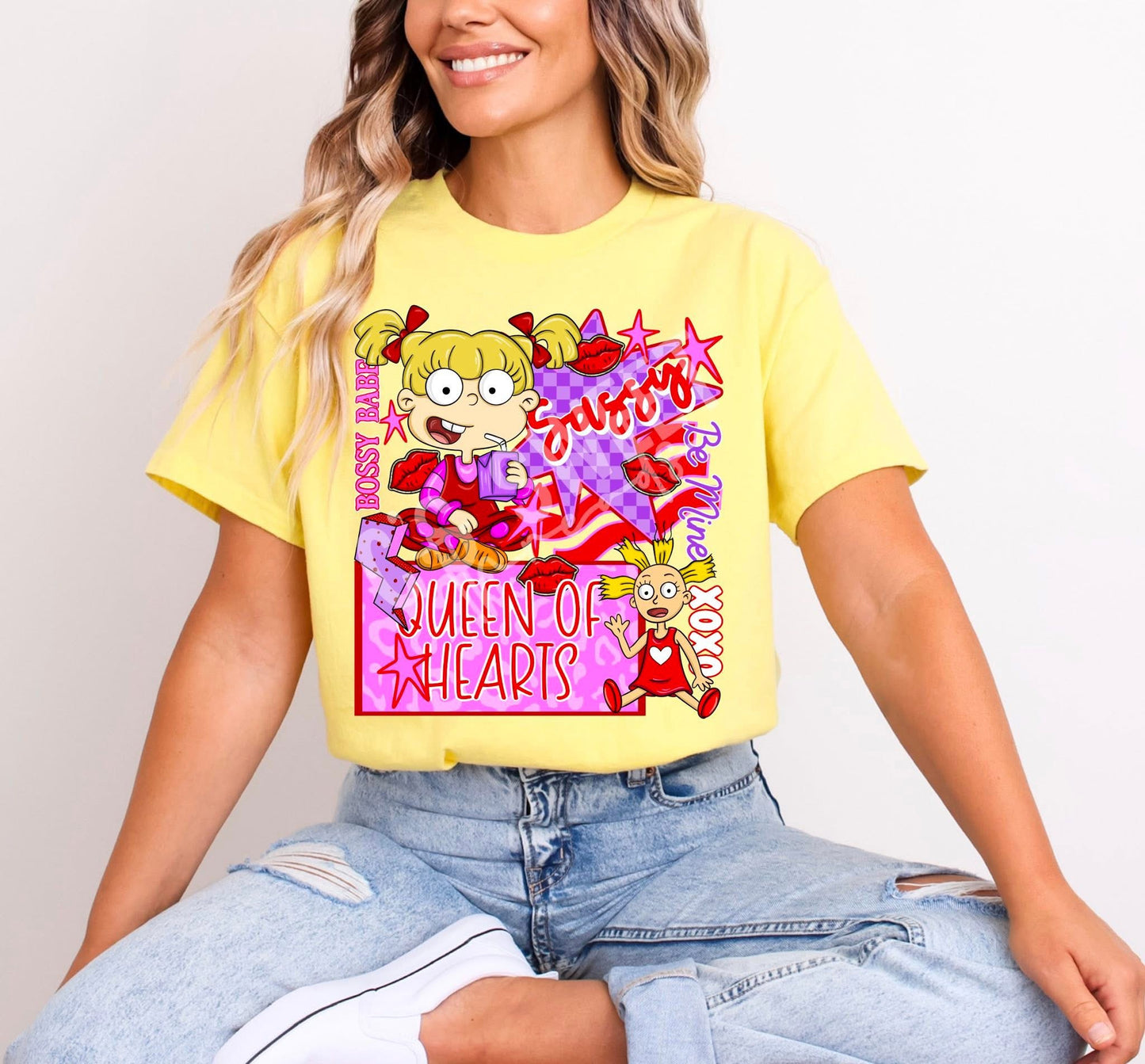 Queen Of Hearts DTF Prints