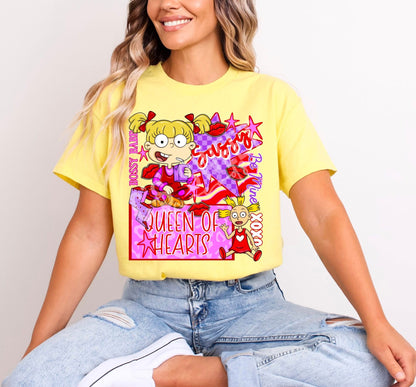 Queen Of Hearts DTF Prints