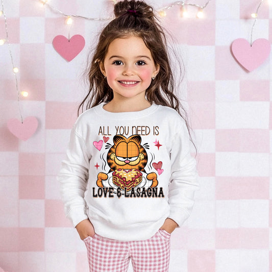 All You Need Is Love And Lasagna DTF Prints