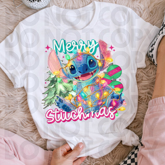 Merry Stitchmas 626 DTF Prints