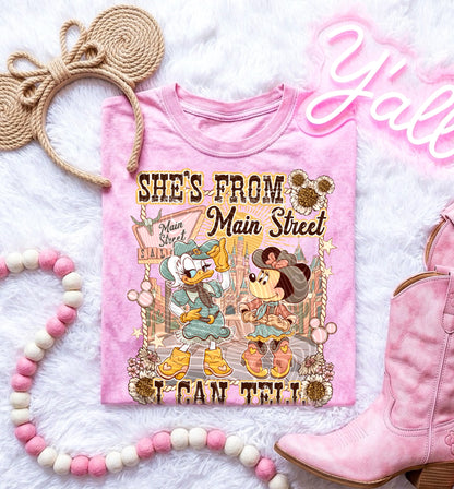 She’s From Main Street I Can Tell DTF Print
