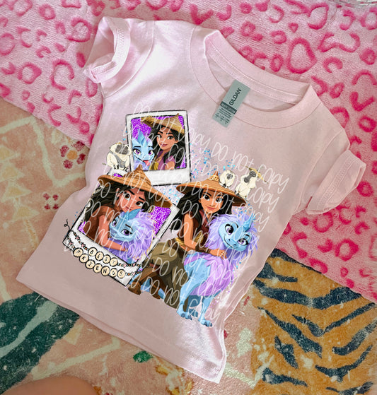 Raya & Dragon DTF Print