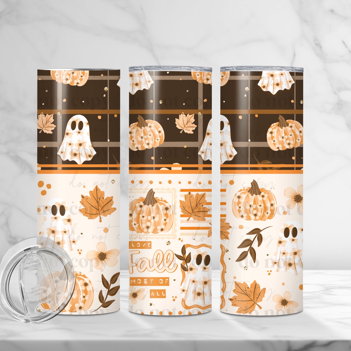 I Love Fall Most Of All Tumbler Wrap