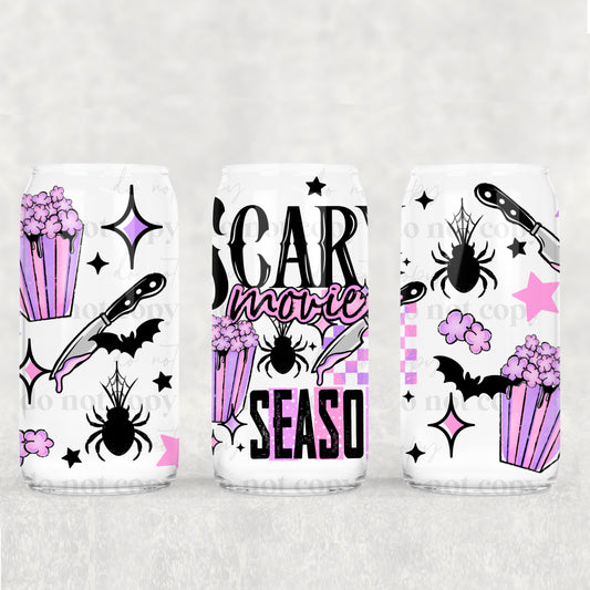 Scary Movie Season 16 oz Glass Wraps