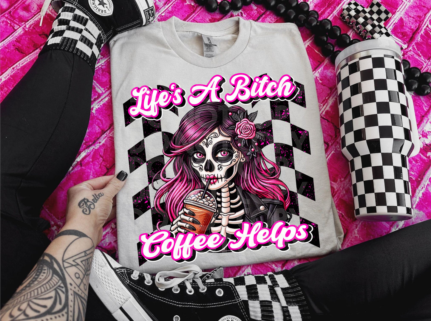 Life’s A Bitch Coffee Helps DTF Print