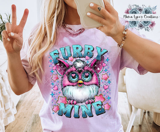 Furby Mine Valentine Htv Transfer