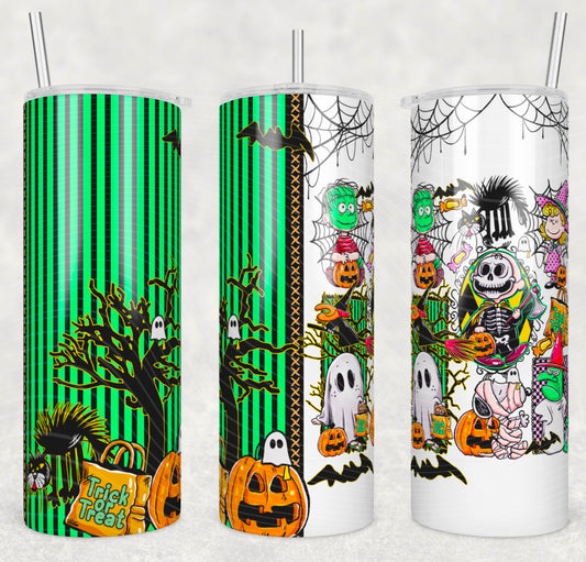 CB Green Halloween Tumbler Wrap