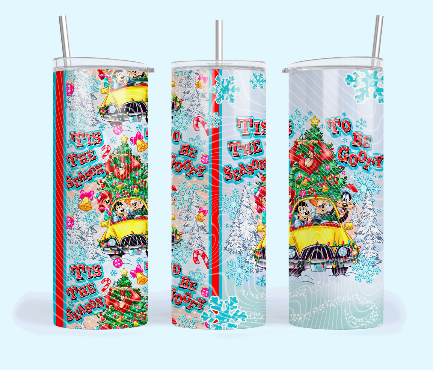 Tis The Season To Be Goofy Tumbler Wrap