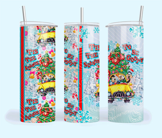 Tis The Season To Be Goofy Tumbler Wrap