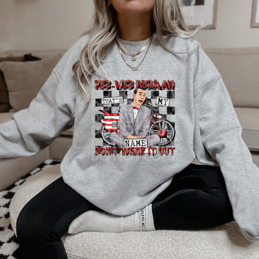 Throwback Pee-Wee DTF Print