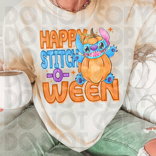 Happy Stitch-o-ween 626 DTF Prints