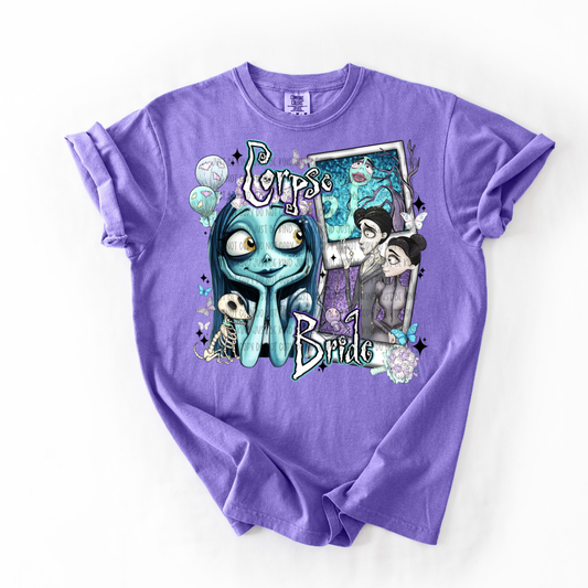 Polaroid Corpse Bride DTF Print