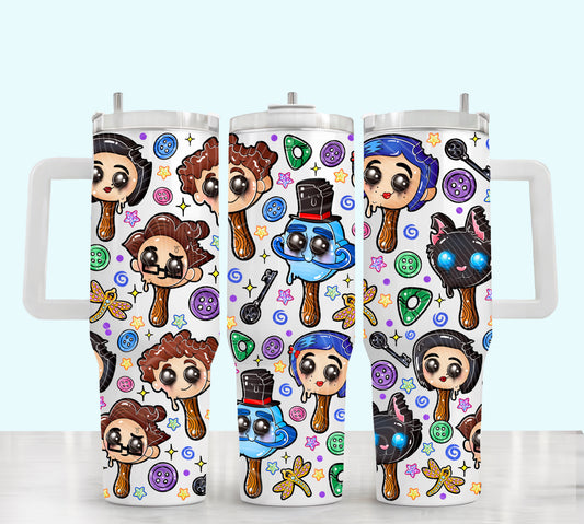 Coraline Ice Cream 40 oz Tumbler Prints