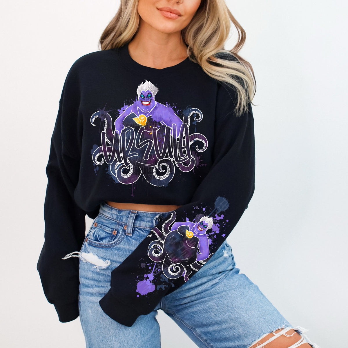 Paint Splatter Ursula DTF Print