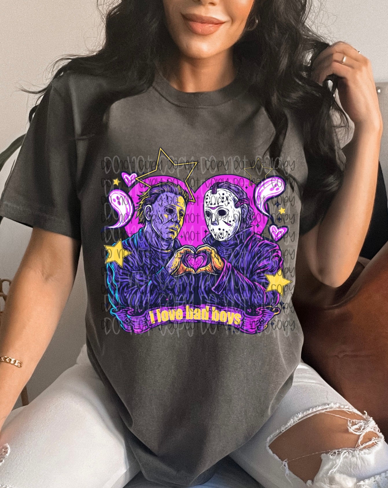 I Love Bad Boys DTF Prints