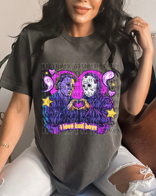 I Love Bad Boys DTF Prints