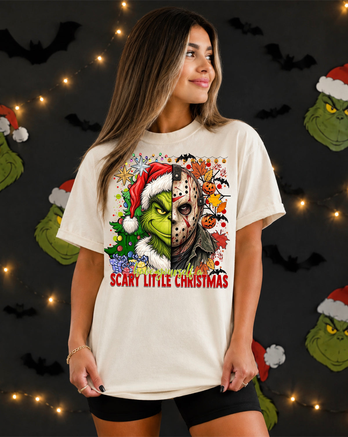 Have Yourself A Scary Little Christmas DTF Print