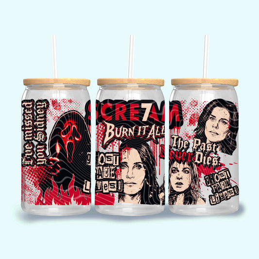 Scream 7 16 oz Glass Wraps
