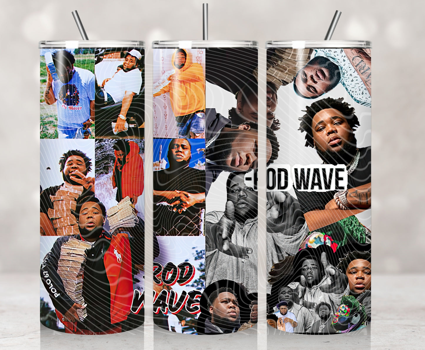 Rod Wave Square Split Collage