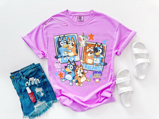 Bluey Best Friends DTF Print